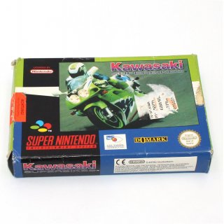 Super Nintendo (SNES) Kawasaki Superbikes PAL Modull in OVP gebraucht