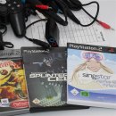 PlayStation 2 Konsole PS2 Black + SingStar Après-Ski Party (inkl. 2 Mikrofone) + 3 Spiele gebraucht