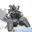 Sony Playstation PS One SCPH-102 Video Game Konsole 3 Spiele gebraucht