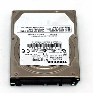 Toshiba MK1676GSX – 160 GB interne Festplatte (5400 RPM, SATA, 2,5 Zoll)