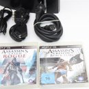 Sony PlayStation 3 160GB mit FW 2.60  [inkl. DualShock Controller] schwarz + 3 Spiele