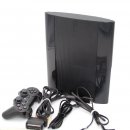 Sony PlayStation 3 super slim 320 GB + 3 Spiele schwarz CECH-4004A gebraucht USK 18