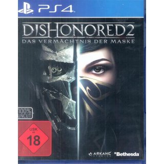 Dishonored 2: Das Vermächtnis der Maske - Day One Edition - (PS4) Playstation 4 USK 18 gebraucht