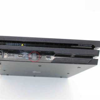 1 x Playstation 4 Siegel Ersatz schwarz für hintere Schrauben Phat Slim Pro 
