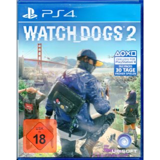 Watch Dogs 2 - (PS4) Playstation 4 USK 18 gebraucht