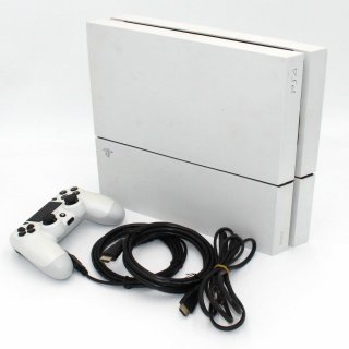 SONY PS4 PlayStation 4 500 GB weiss Inkl Contr.CUH-1216B  gebraucht